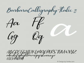BarbaraCalligraphy-Italic