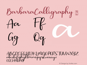 BarbaraCalligraphy