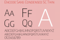 Encode Sans Condensed SC