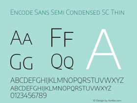 Encode Sans Semi Condensed SC