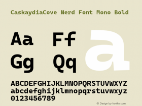 CaskaydiaCove Nerd Font Mono