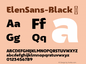 ElenSans-Black