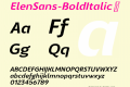 ElenSans-BoldItalic