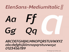 ElenSans-MediumItalic