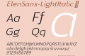 ElenSans-LightItalic