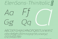 ElenSans-ThinItalic