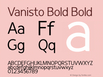 Vanisto Bold