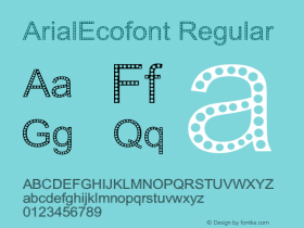 ArialEcofont