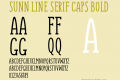SUNN Line Serif Caps