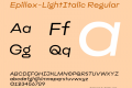 Epillox-LightItalic