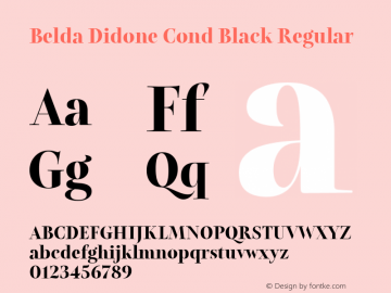Belda Didone Cond Black