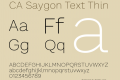CA Saygon Text