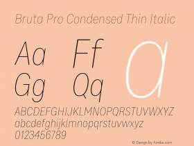 Bruta Pro Condensed