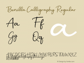 Benilla Calligraphy