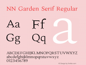 NN Garden Serif