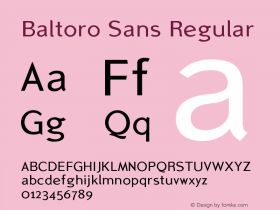 Baltoro Sans