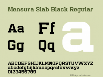 Mensura Slab Black