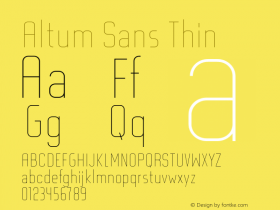 Altum Sans