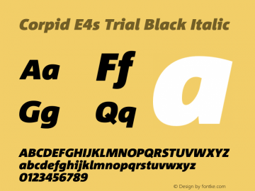 Corpid E4s Trial