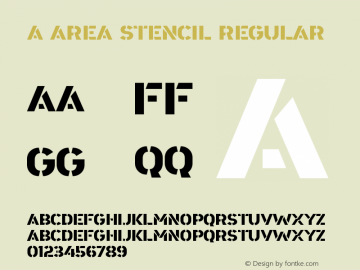 a Area Stencil