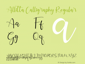 Allitta Calligraphy