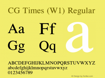 CG Times (W1)