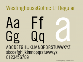 WestinghouseGothic Lt