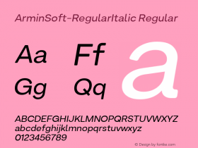 ArminSoft-RegularItalic