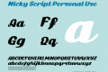 Nicky Script