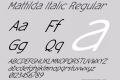 Mattilda Italic