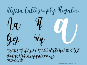 Alyssa Calligraphy