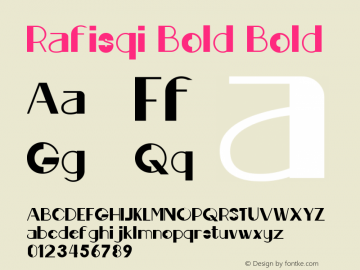 Rafisqi Bold