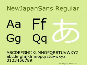 NewJapanSans