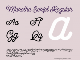 Maretha Script