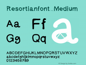 Resortianfont