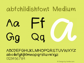 abfchildishfont