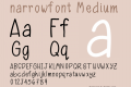 narrowfont