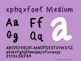 xphqxfont