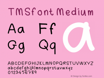 TMSfont