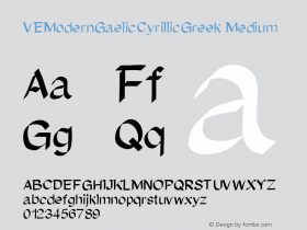 VEModernGaelicCyrillicGreek