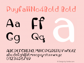 PuyfaiiNo4Bold