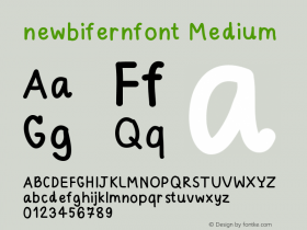 newbifernfont