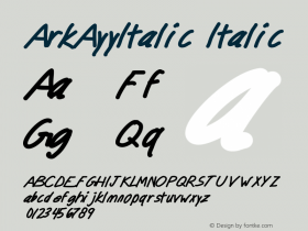 ArkAyyItalic