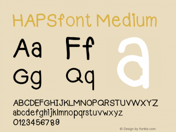 HAPSfont