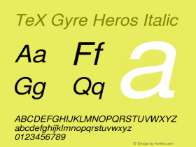 TeX Gyre Heros