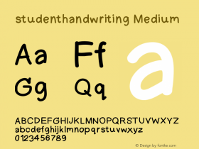 studenthandwriting
