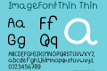 ImageFontThin