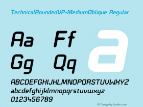 TechnicalRoundedVP-MediumOblique