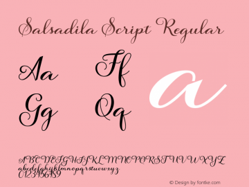 Salsadila Script