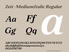 Zeit-MediumItalic